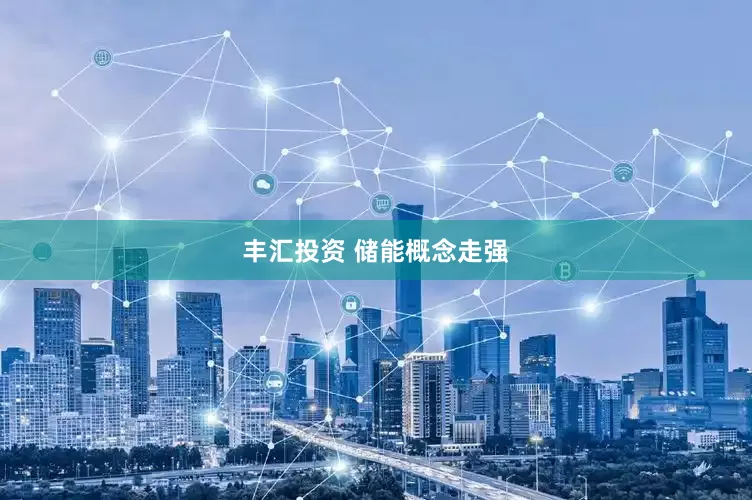 丰汇投资 储能概念走强