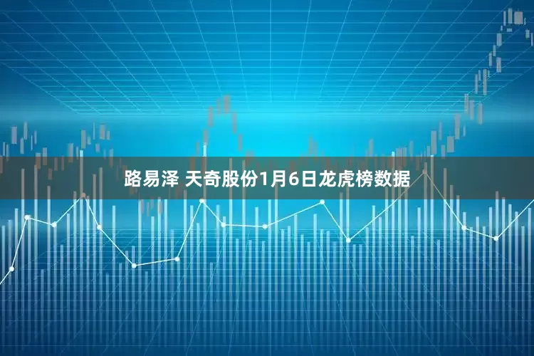 路易泽 天奇股份1月6日龙虎榜数据